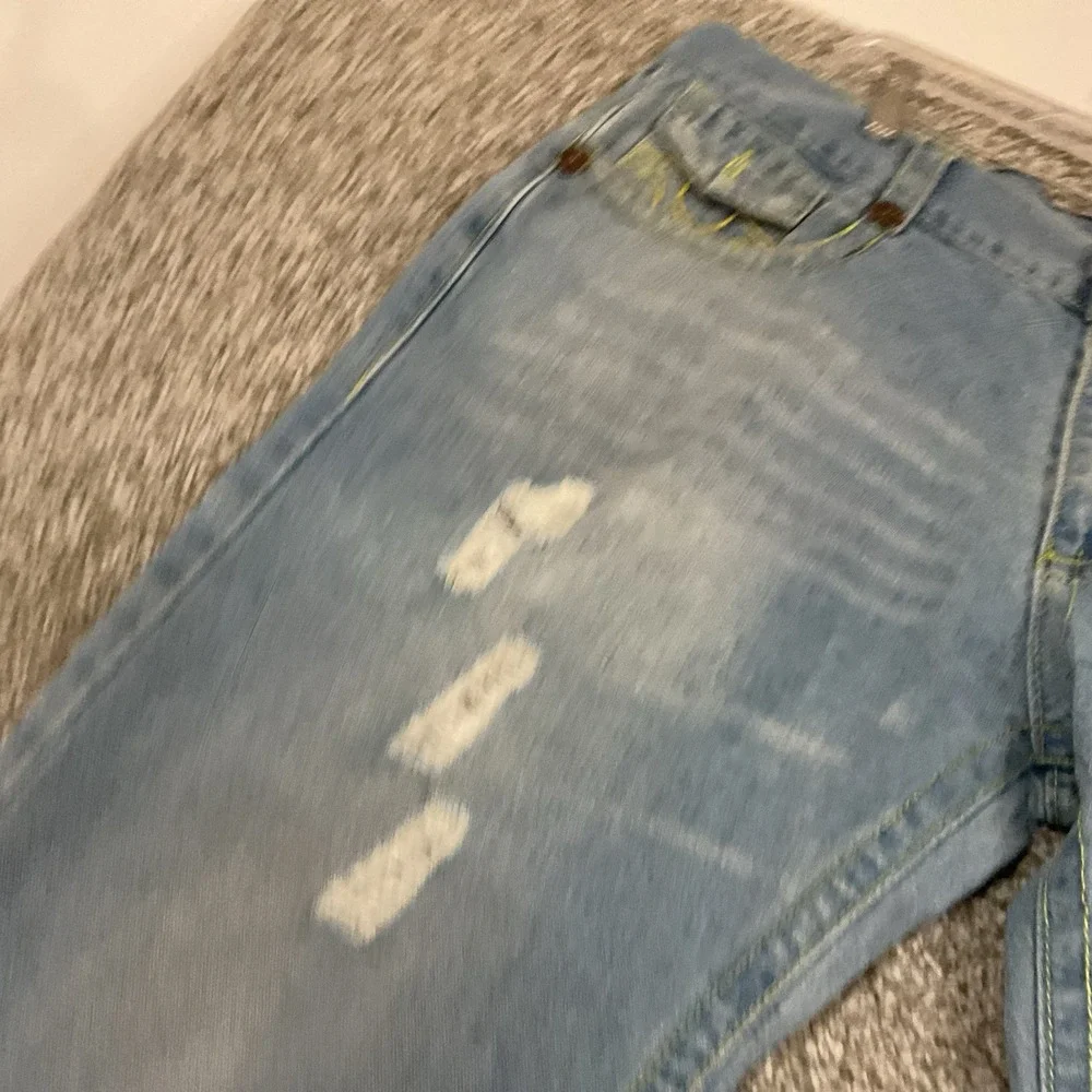 True Religion World Tour Rocco Straight 38x31 Measured Med‎ Wash Relaxed